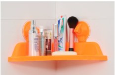 Best Rak Segitiga Organizer Kamar Mandi/ Dapur/ Tempat Bumbu Organizer Sudut 02 - Orange