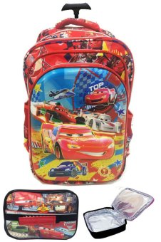 bgc 6 dimensi bantalan punggung disney cars lightning mcqueen 4 kantung timbul import tas troley bgc 6 dimensi bantalan punggung disney cars lightning mcqueen 4 kantung timbul import tas troley