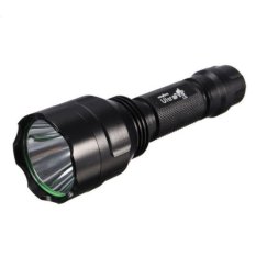 Bigskyie 2200 Lumens UltraFire CREE XM-L C8 Q5 LED Flashlight 18650 Torch Lamp Light Black free shipping - Intl