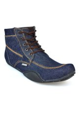 Black Master Boot Denim - Biru