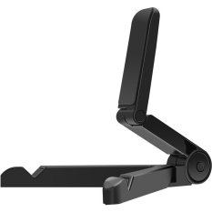 Black Universal Adjustable 7-10 Inch Tablet Holder Foldable Desk Stand For Apple Ipad Mini/4/32/1 Samsung Tab Laptop Notebook - Intl