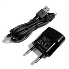 BlackBerry Travel Charger & Kabel Micro USB - Hitam