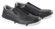 Blackkelly LID 998 Sepatu Sneaker Anak Laki-Laki PU-PVC Sol TPR Menarik (Hitam)