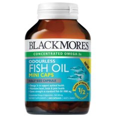 Blackmores Odourless Fish Oil Mini Caps 200 Capules