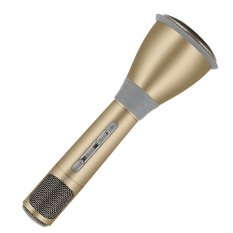 Bluetooth 3.0 Home KTV Player Portable Karaoke Microphone Full Metal Microphone + Speaker (Intl)