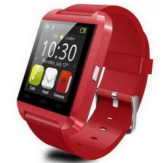Bluetooth Smart Wrist Watch/ Phone Mate for Smartphone (Red) (Intl)