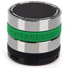 Bluetooth Speaker Mini Metal Super Bass Portable - S302 - Green