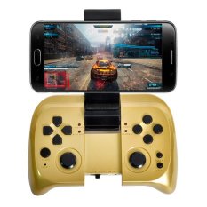 Bluetooth Wireless Rechargeable Gaming Controller For Android/IOS Tablet Mobile Phones Joypad(Gold) (Intl)