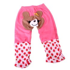 BolehDeals Strawberry Bear Pattern Toddler Legging Tights Leg Warmer 90cm