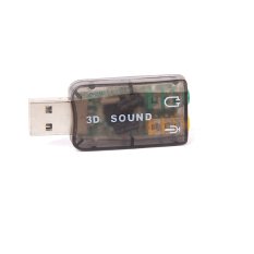 BolehDeals USB 2.0 5.1 Channel 3D Sound Card Audio Adapter Black