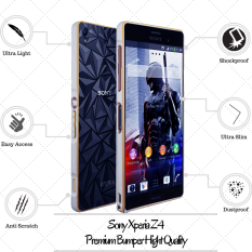 Bumper for Sony Xperia Z4 Metal Aluminium Ultra Slim Case - Silver