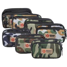 Camouflage Canvas Man Cell Phone Waist Pack Pockets Waist Bag Color Random - Intl
