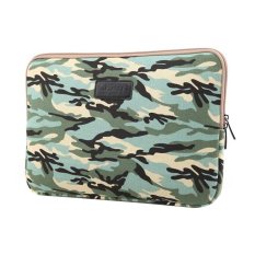 Camouflage Colored Geometry Shape Canvas Fabric 13 Inch Laptop Sleeve Macbook / Macbook Pro / Macbook Air Sleeve Case Dell / Hp /Lenovo/sony/ Toshiba / Ausa / Acer /Samsun Ultrabook Bag Cover (Intl)