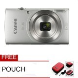 Canon Camera Ixus 175 - 20MP - 8x Optical Zoom - Silver + Gratis Tas Kamera