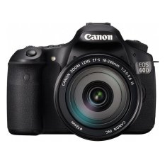 Canon EOS 60D Lensa Kit 18-200mm IS - 18 MP - Hitam