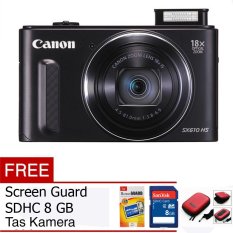 Canon PowerShot SX620 HS - Hitam + Gratis Memory Card + Screen Guard + Tas Kamera