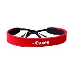 Canon Strap/Tali Kamera DSLR Neoprene/Karet Warna Utama Merah