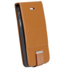 Capdase Folder Case iPhone 5-5s Upper Polka Cokelat