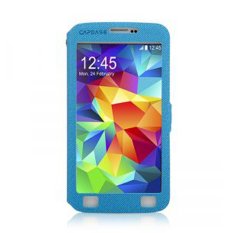 Capdase Sider V Baco Folder Flip Case Cover for Samsung Galaxy S5 - Biru