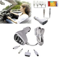 Car Kit MP3 Player Wireless FM Transmitter Charger for iPhone 6 5S 4S Samsung S4 - Intl
