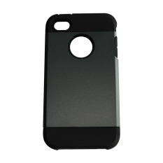 Case For iPhone 4G Spigen Back Case Slim Armor - Biru Tua