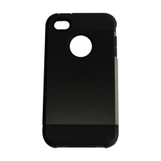 Case For iPhone 4G Spigen Back Case Slim Armor - Hitam