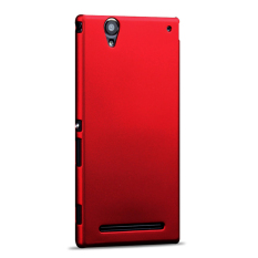 Case for Sony Xperia T2 Ultra Hard PC Snap-On Back Case Cover - Red (Intl)