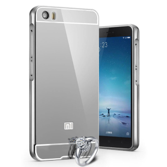 for xiaomi mi5 alumunium bumper with mirror backdoor for xiaomi mi5 alumunium bumper with mirror backdoor
