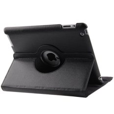 Case Leather Case for New iPad (iPad 3) / iPad 2 - Black