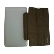 Case Lenovo Tab 2 A7-30 Smartcover / Leather Case / Book Cover / Sarung Tablet / Dompet Tablet - Cokelat