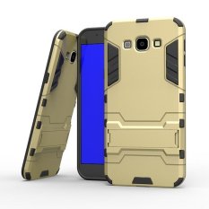 Case untuk Samsung Galaxy J7 Kick Stand Series - Emas