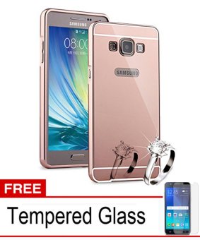 casing metal bumper mirror for samsung galaxy e7 gold free tempered glass lazada casing metal bumper mirror for samsung galaxy e7 gold free tempered glass lazada