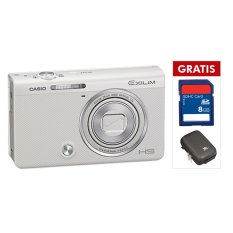 Casio EX-ZR 50 - Putih + SD 8GB + Pouch