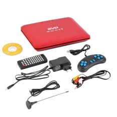 CHEER 7.8 Portable 270°Rotating DVD Player with Game, FM, TV, USB and Card Reader EU Plug - Intl