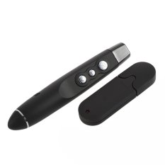 CHEER Wireless PowerPoint Presentation USB Presenter Remote with Laser Pointer (Black) - Intl