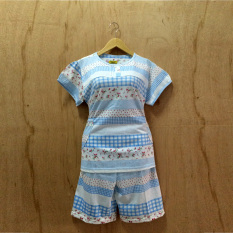 CiangMay Baju Tidur / Babydoll Flower (Blue)