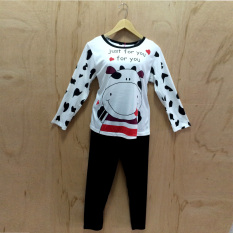 CiangMay Baju Tidur / Babydoll Lengan Panjang Cow
