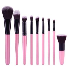 Coconiey 9 Piece Cosmetic Brush Makeup Brush Sets Kits Tools Black- Intl