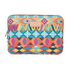 Colored Geometry Shape Canvas Fabric 13 Inch Laptop Sleeve Macbook / Macbook Pro / Macbook Air Sleeve Case Dell / Hp /Lenovo/sony/ Toshiba / Ausa / Acer /Samsun Ultrabook Bag Cover(Green) (Intl)