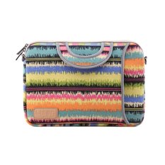 Colored Geometry Shape Canvas Fabric 13 Inch Laptop Sleeve Macbook / Macbook Pro / Macbook Air Sleeve Case Dell / Hp /Lenovo/sony/ Toshiba / Ausa / Acer /Samsun Ultrabook Bag Cover(With Hand) (Intl)
