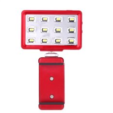 Commlite CoMiray CM-PL12 Multi-functional Mini LED Video Light High CRI Portable Spotlight Pocket Fill-Light Samrtphone Selfie Light for iPhone Samsung Cellphone iPad Pad/DSLR/Gopro/ SJCAM Camera- Intl