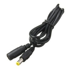 DC Power Extension Cable Connector 1.2 M Black 5.5mm x 2.1mm (Intl)
