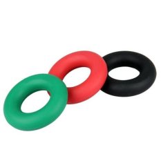 DHS 3 Grip Hand Finger Forearm Strength Trainer 3 Levels Exerciser Gym - Intl