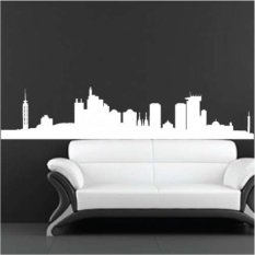 DIY Jakarta Indonesia wall sticker home decor shop store White (Intl)