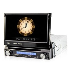 DJ7088 Detachable Front Panel Single Din WCE Car DVD Player GPS Navigation Universal In-dash Auto Radio Audio Stereo (BLACK) - Intl