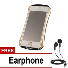 Draco Ducati Bumper for Iphone SE / 5S / 5 Premium - Emas + Gratis Earphone
