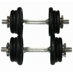 Dumbbell Set 20 kg Cast Iron - Khusus Pengiriman JABODETABEK