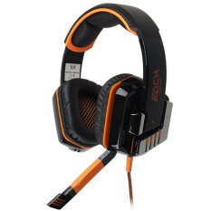 EACH G8000 Stereo Gaming Headphone Headset Headband with Mic LED Light for PC Game orange (Intl)