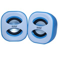 ech Speaker Komputer Portable Speaker Laptop MT07 - Biru