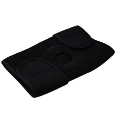Elastic Nylon Kneepad Sport Knee Protector Kneelet Kneecap Leg Warmer - ONE SIZE (FIT SIZE XS TO M) (BLACK) - Intl